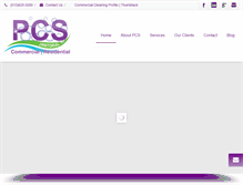 Tablet Screenshot of cincinnatijanitorialservices.com